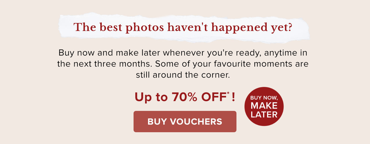 Buy Vouchers Now, Make The Gift Later